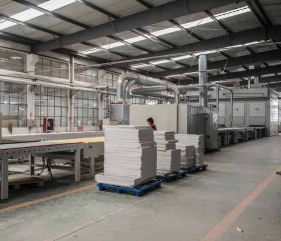 Automated Cefla spray painting equipment