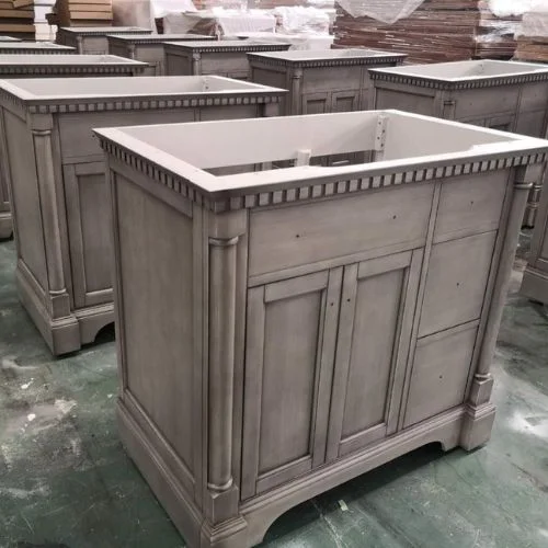 Antique Brushed Gray Vanities