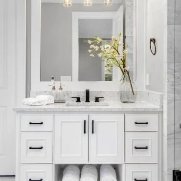 Bathroom Vanity with Mirror Cabinet