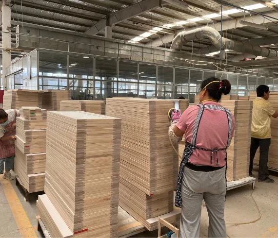 Strict Quality Control inspection on cabinet panels